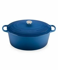 Hot Sale π₯ Le Creuset 15.5-Quart Signature Oval Dutch Oven Oyster π