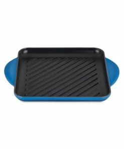 Best reviews of 🧨 Le Creuset 9.5" Cast Iron Square Grill Pan Cerise ✔️