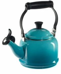 Hot Sale 🌟 Le Creuset 1.25-Quart Demi Kettle Caribbean 💯