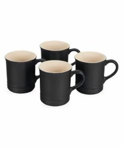 Budget 🎁 Le Creuset 4-Piece Stoneware Mug Set 🤩