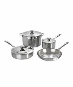 Budget ⭐ Le Creuset 7-Piece Stainless Steel Cookware Set ✔️