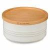 Discount 🛒 Le Creuset 23-oz Stoneware Canister With Wood Lid 🥰