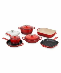 Best Pirce 😉 Le Creuset Signature Cast Iron 10-Piece Set 👏