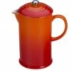 Cheapest 🛒 Le Creuset Stoneware Cafetiere French Press Caribbean 👍