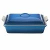 Cheapest 🛒 Le Creuset 4-Quart Heritage Stoneware Covered Rectangular Casserole Marseille 👏