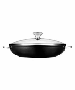 Cheap 🧨 Le Creuset Toughened Nonstick PRO 4-Quart Shallow Casserole/Braiser & Glass Lid ⭐
