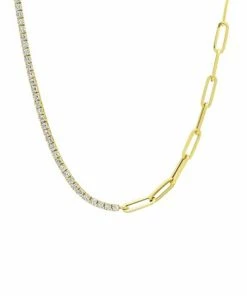 Best deal 🤩 Meira T Half & Half Diamond Necklace 💯