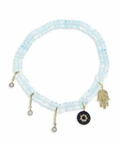 Hot Sale 👏 Meira T 14K Yellow Gold & Multi-Stone Charm Bracelet ✔️