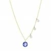 Discount 💯 Meira T 14K Yellow Gold Blue Sapphire Necklace 🎉