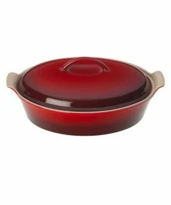 Best reviews of 👏 Le Creuset Heritage Stoneware Oval Casserole White ✨