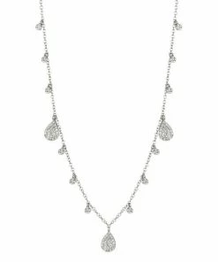 Wholesale 🧨 Meira T 14K White Gold & Diamond Multi-Charm Necklace 🛒