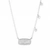 Top 10 😀 Meira T 14K White Gold & Diamond Bar & Charm Necklace 🎁