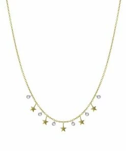 Budget ⌛ Meira T 14K Yellow Gold & Diamond Star Charm Necklace 🔥