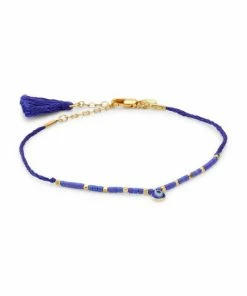 Buy βοΈ Meira T Goldtone & Enamel Beaded Evil Eye Charm Bracelet π