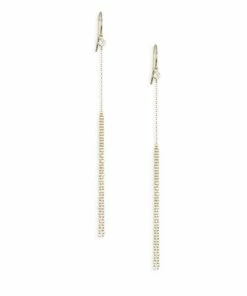 Cheap 🛒 Meira T Diamond & Gold Wave Ear Fringe Earrings 😀