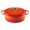 Best deal ❤️ Le Creuset 9.5-Quart Signature Cast Iron Oval Dutch Oven Oyster 😀